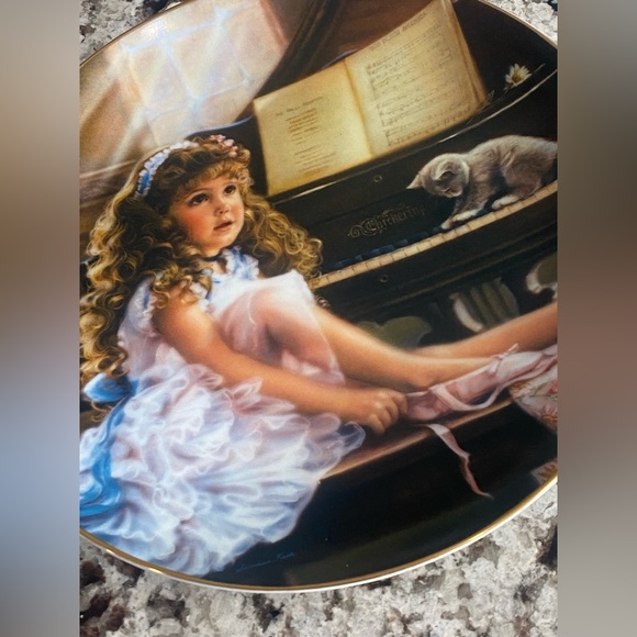 Sandra Kuck / Reco "The Rehearsal" Collector Plate 1988 Plate Number 4386 RVS - Picture 2 of 5